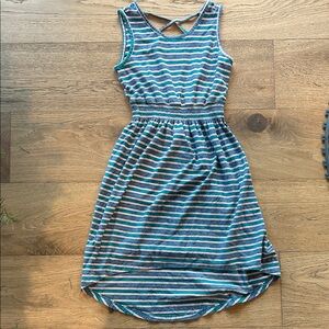 Tea Collection Striped Blue and Green Top